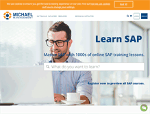 Tablet Screenshot of michaelmanagement.com